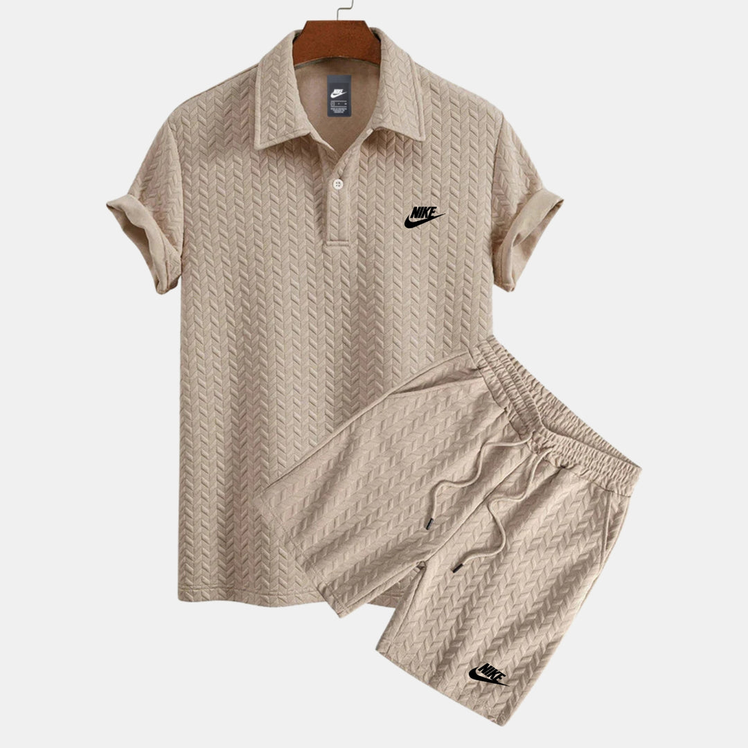 Ensemble Polo et Short Texturé NK™ – SOLDES D'ÉTÉ