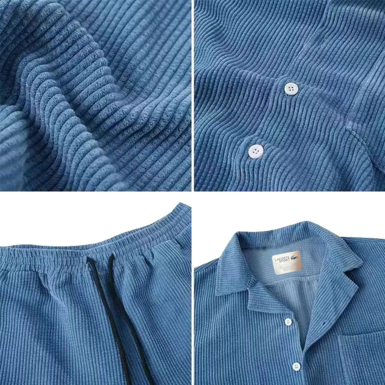 Ensemble Chemise & Short Décontracté - PRIX DÉSTOCKAGE