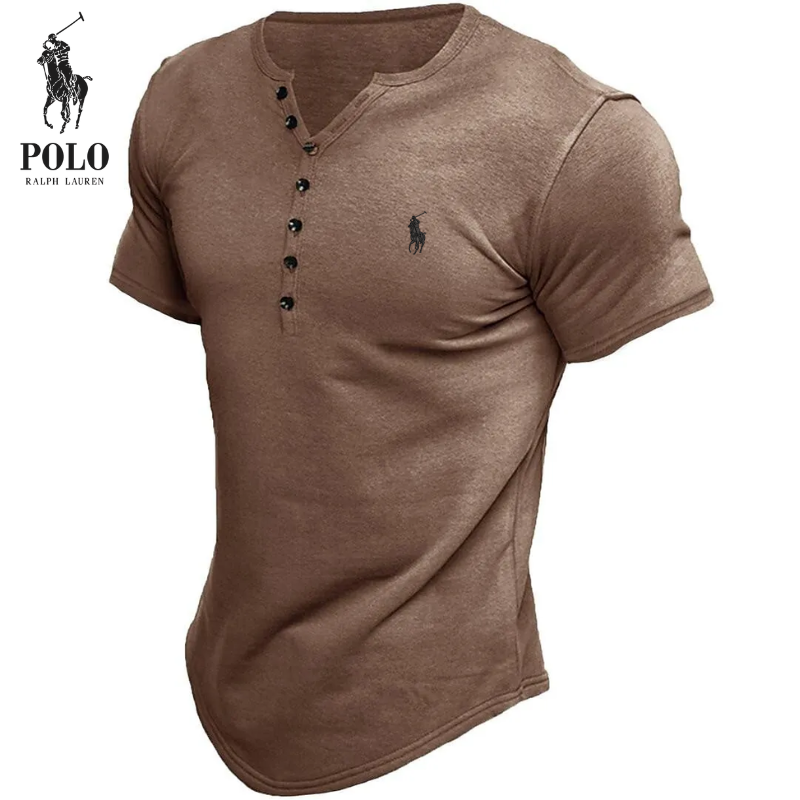 T-shirt Henley Héritage Ralph Lauren