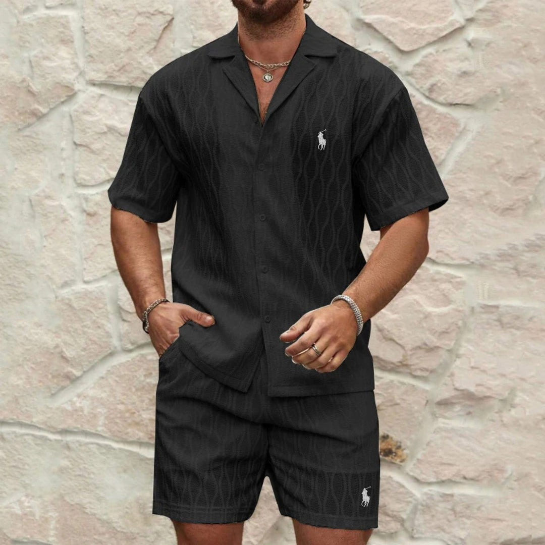 RL™ Textured Summer Set – Shirt & Shorts - CLEARANCE SALE