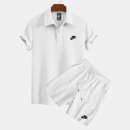 Ensemble Polo et Short Texturé NK™ – SOLDES D'ÉTÉ