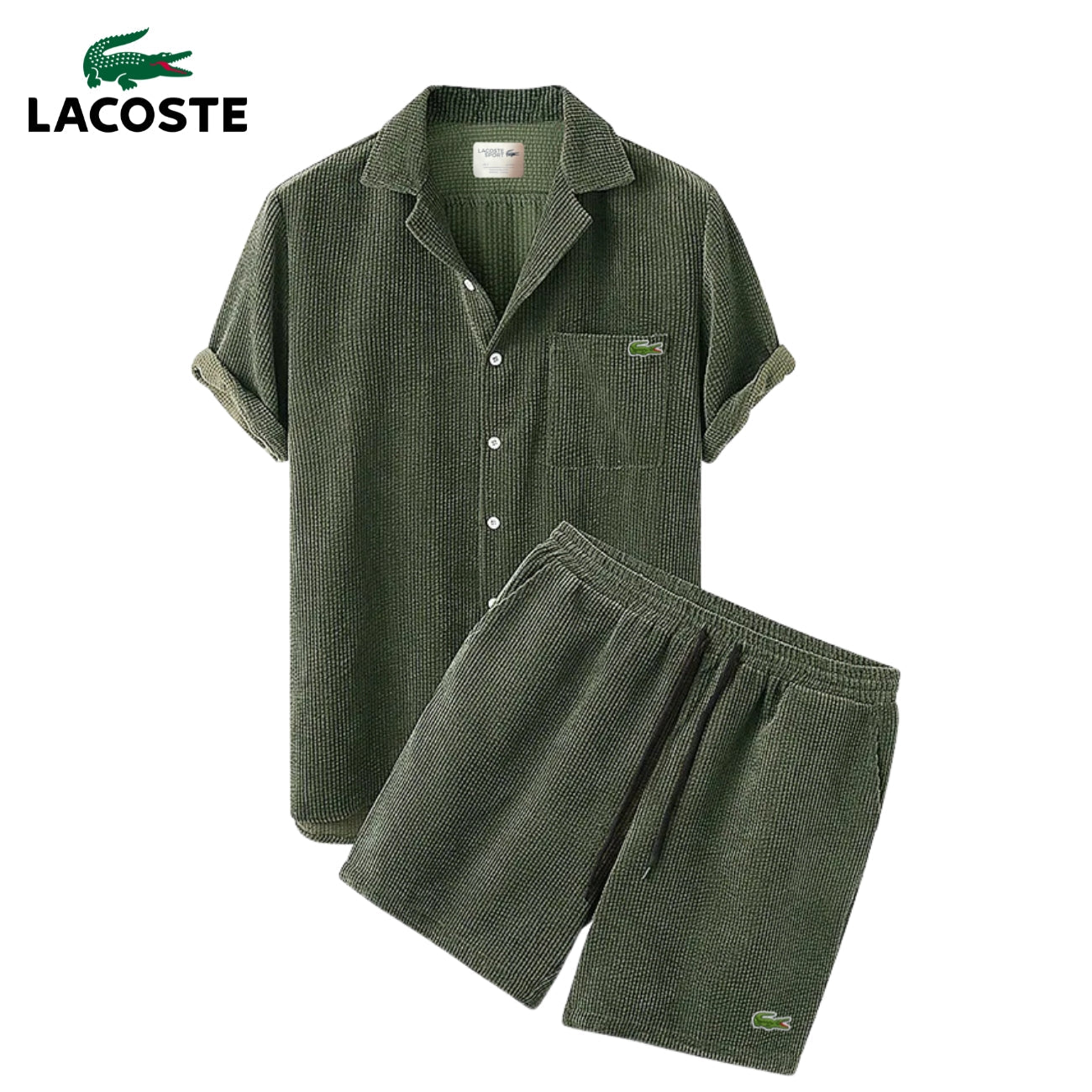 Ensemble Chemise & Short Décontracté - PRIX DÉSTOCKAGE