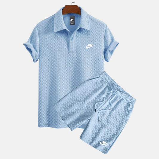 Ensemble Polo et Short Texturé NK™ – SOLDES D'ÉTÉ