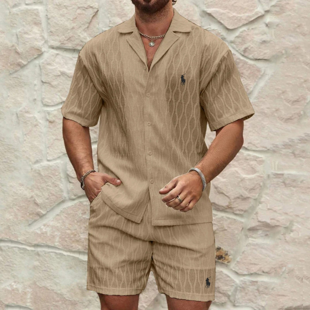 RL™ Textured Summer Set – Shirt & Shorts - CLEARANCE SALE