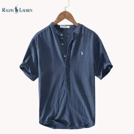 Chemise en lin premium pour homme de l'été