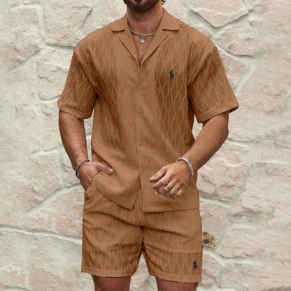 RL™ Textured Summer Set – Shirt & Shorts - CLEARANCE SALE