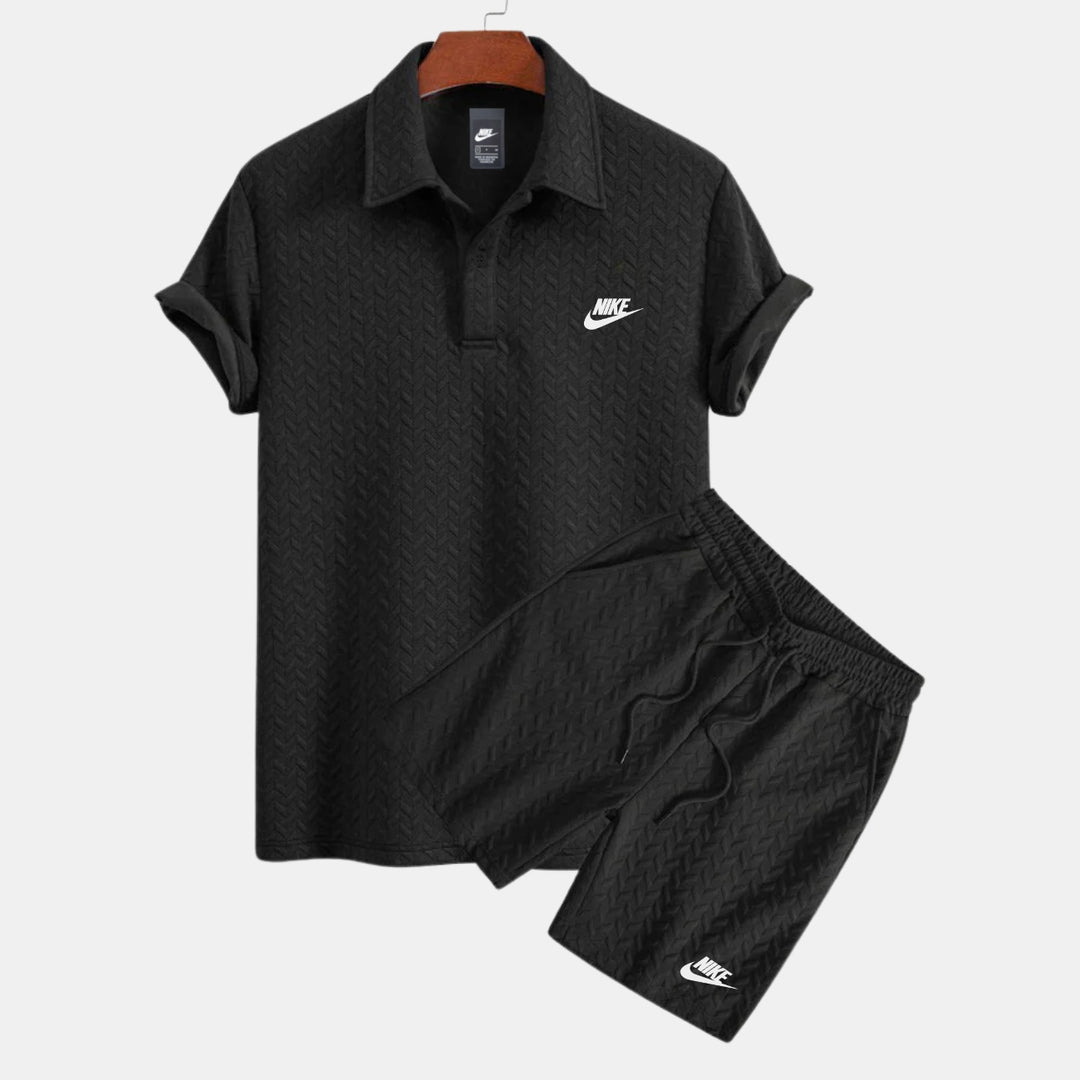 Ensemble Polo et Short Texturé NK™ – SOLDES D'ÉTÉ