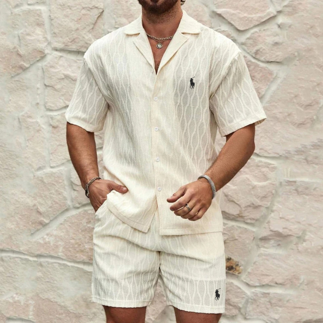 RL™ Textured Summer Set – Shirt & Shorts - CLEARANCE SALE