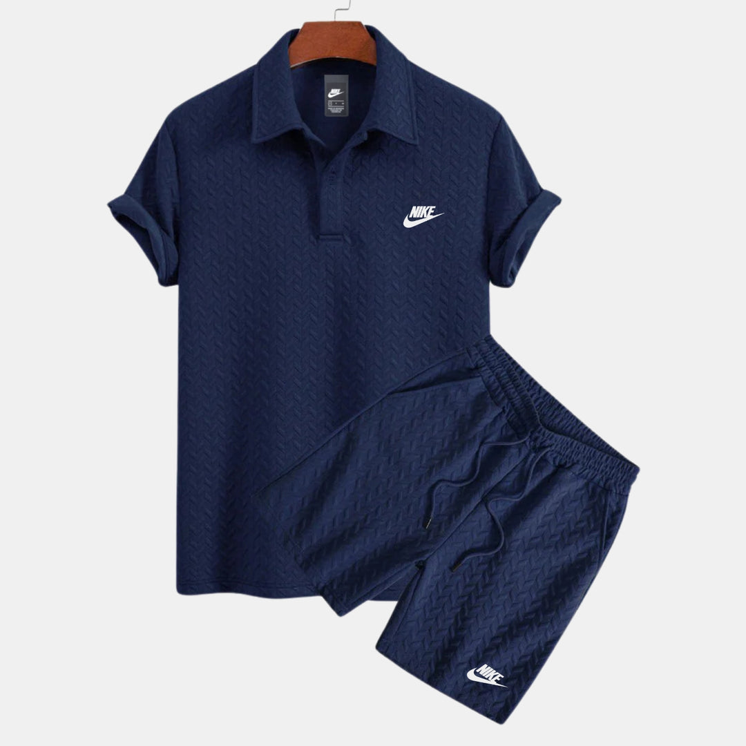Ensemble Polo et Short Texturé NK™ – SOLDES D'ÉTÉ