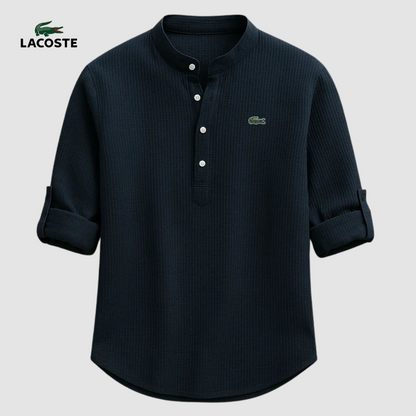LC™ | Chemise Col Mao Élégante – Tissu Premium