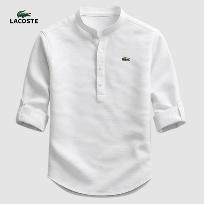 LC™ | Chemise Col Mao Élégante – Tissu Premium